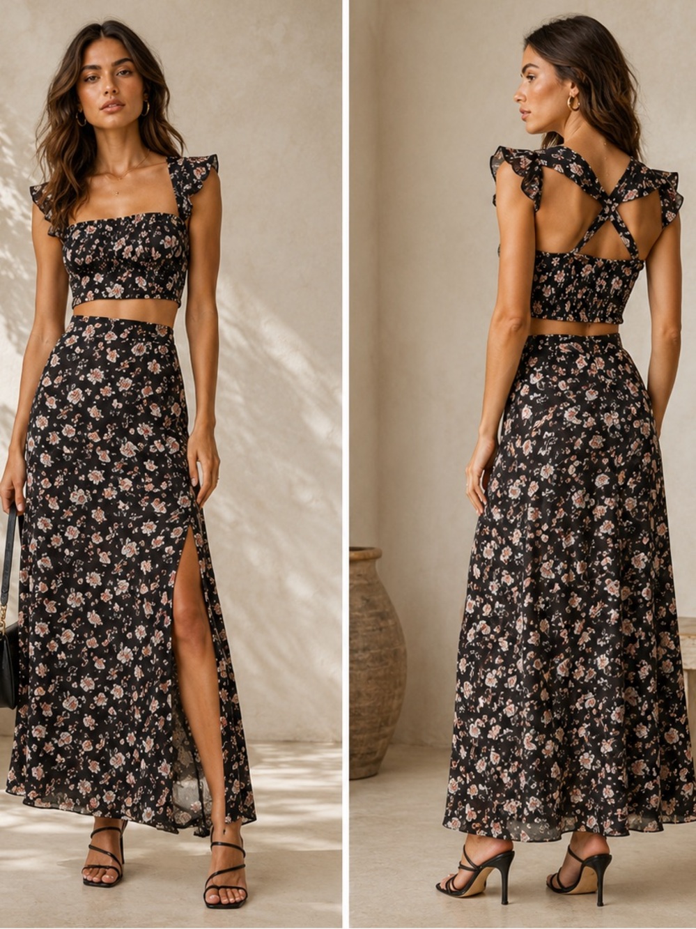 🎉LAST PIECE🎉FREE PEOPLE‎ Bijou Floral Dress Set